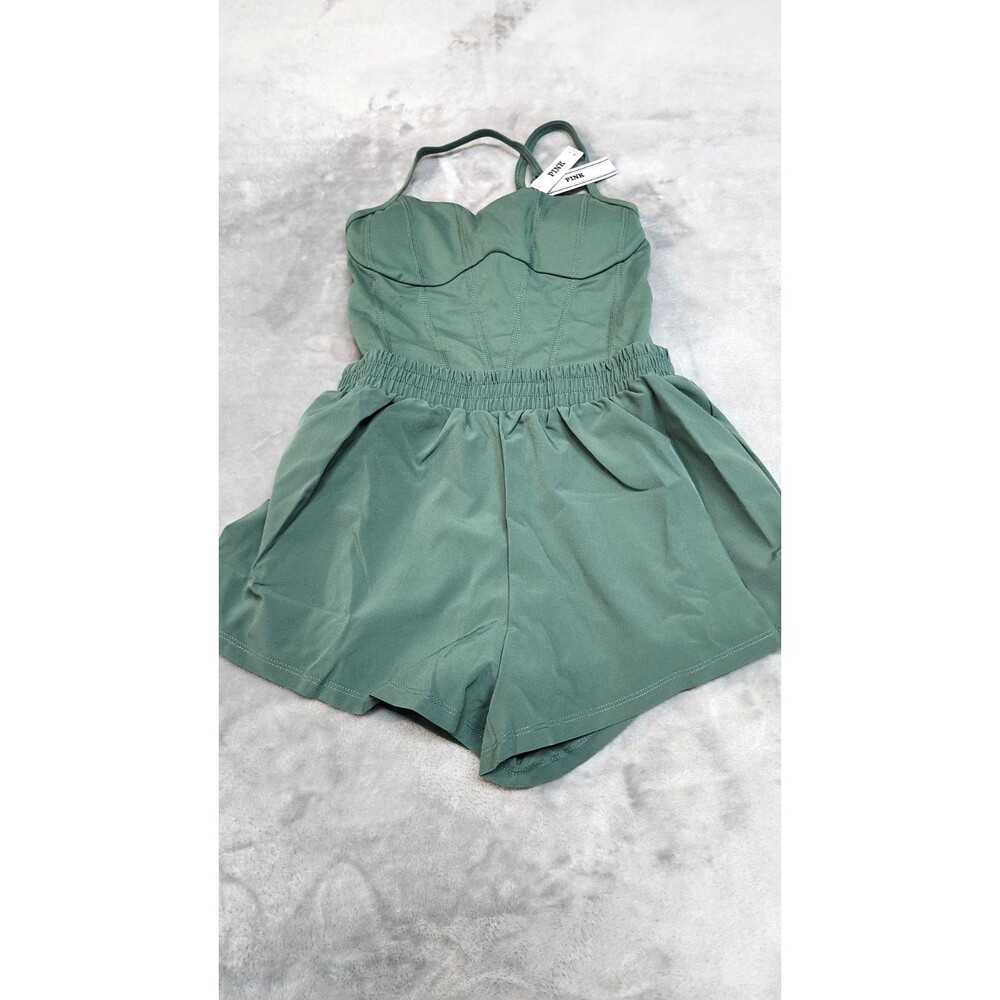 Victoria Secret Pink XS Fresh Forest Ultimate Runsie NWT Athletic
